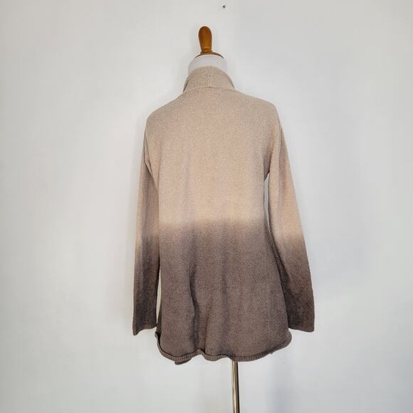 Barefoot Dreams Bamboo Chic Lite Calypso Wrap Ombre Brown 436 Women S/M - Picture 4 of 15